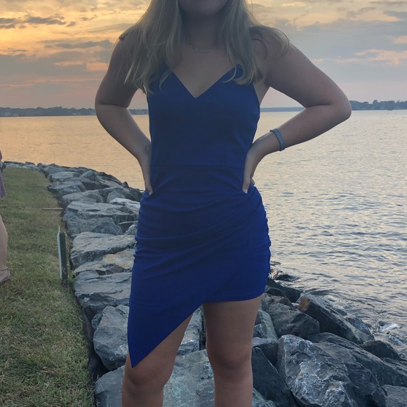 Blue mini dress - Picture 4 of 4